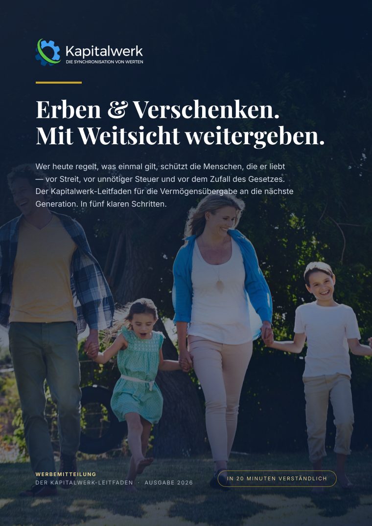 Titelseite: Erben & Verschenken