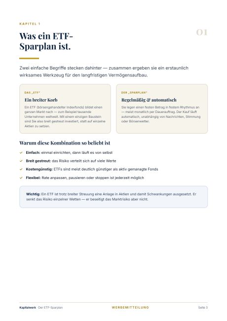 Innenseite 1 aus „Der ETF-Sparplan“