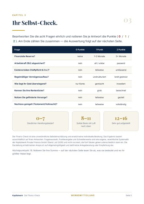 Innenseite 2 aus „Der Finanz-Check“