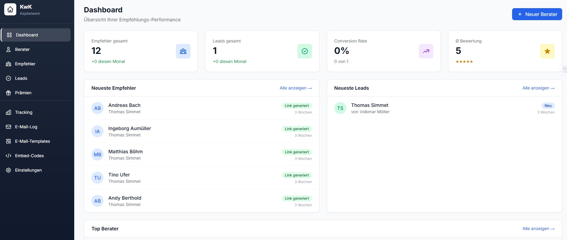 Kunden werben Kunden